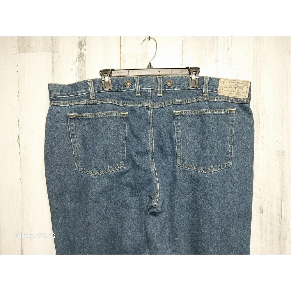 Red Head Flannel Lined Jeans Dark Blue Color Size 44x30 (46x31 Actual)